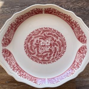 Vintage Syracuse China Oval 11” Plate, Strawberry Hill